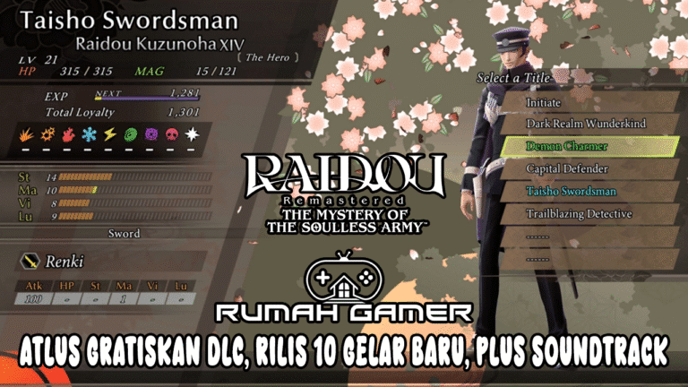 RAIDOU REMASTERED BAWA KEJUTAN BESAR ATLUS Gratiskan DLC, Rilis 10 Gelar Baru, Plus Soundtrack Legendaris RAIDOU 2