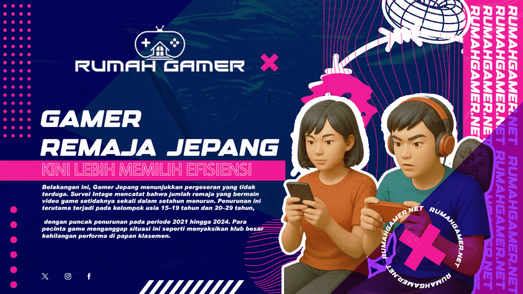 Skor Turun Gamer Remaja Jepang Kini Lebih Memilih Efisiensi daripada Main Sepuasnya