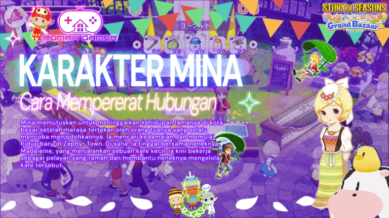 Mina Story of Seasons Grand Bazaar, NPC Manis yang Bikin Pemain Susah Move On!