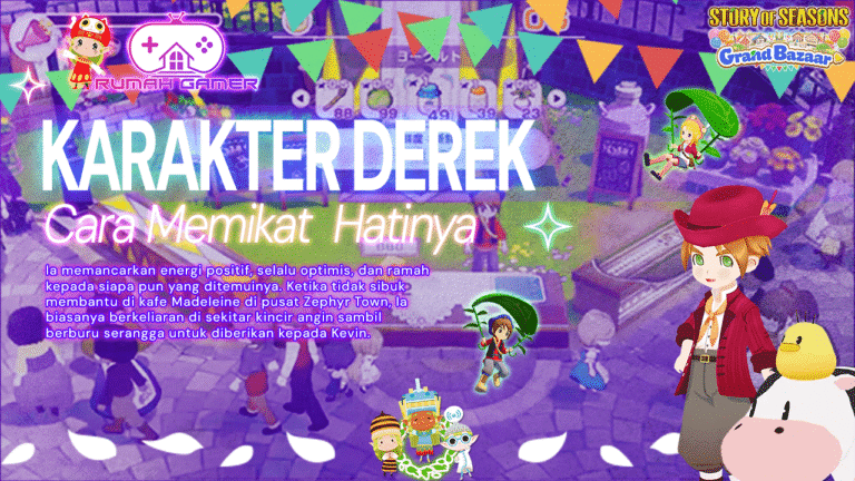 Panduan Lengkap Memikat Hati Derek di Story of Seasons Grand Bazaar