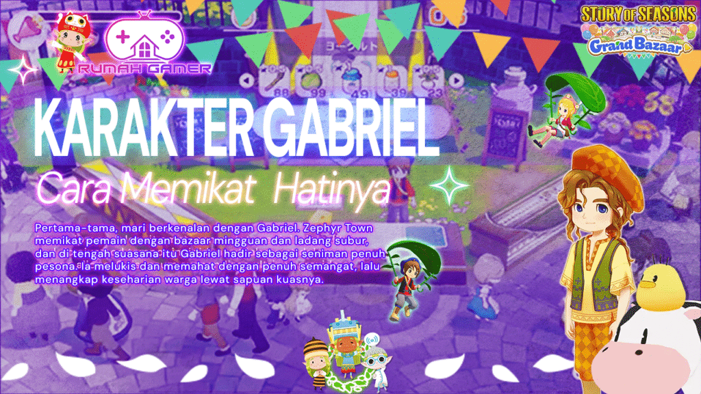 Panduan Lengkap Memikat Hati Gabriel di Story of Seasons Grand Bazaar