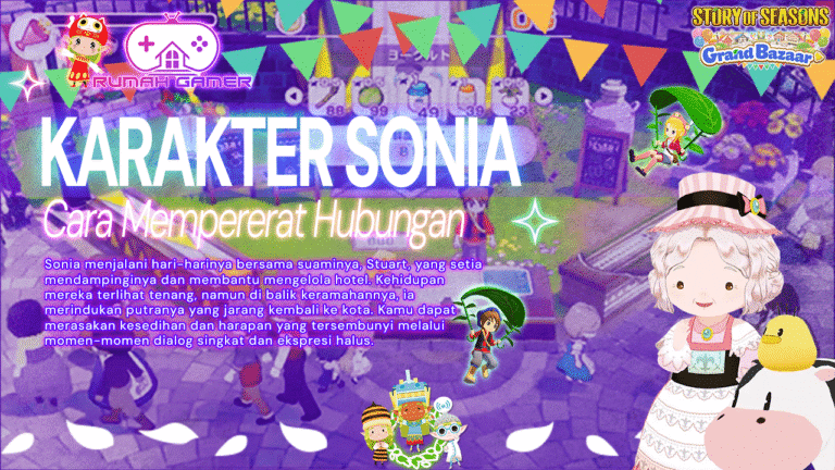 Sonia, Hati Hangat di Balik Hotel Sepi di Story of Seasons Grand Bazaar