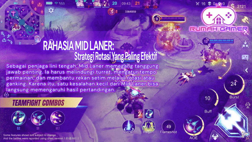 Mid Lane Rahasia Strategi Rotasi Efektif agar Kamu Tak Jadi Beban di Mobile Legends