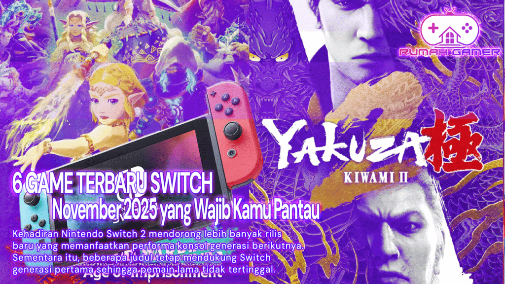 6 Game Nintendo Switch Terbaru November 2025 yang Wajib Kamu Pantau Nomor 3 Paling Dinanti