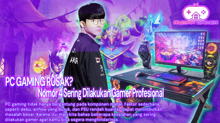 6 Kebiasaan Sepele yang Diam-Diam Membuat PC Gaming Kamu Cepat Rusak Nomor 4 Sering Dilakukan Gamer Profesional