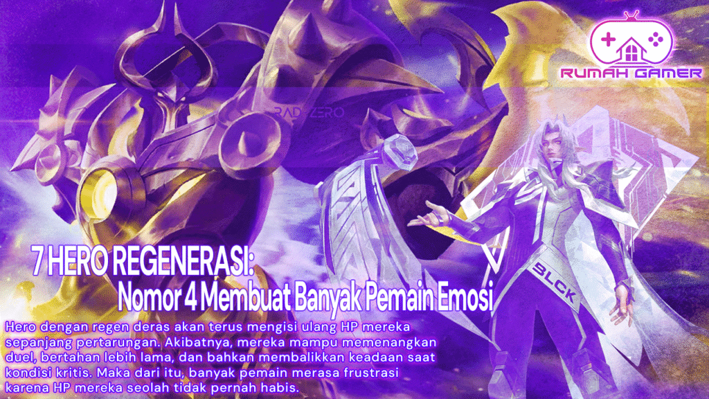 7 Hero Regen Paling Gila di Mobile Legends, Nomor 4 Membuat Banyak Pemain Emosi