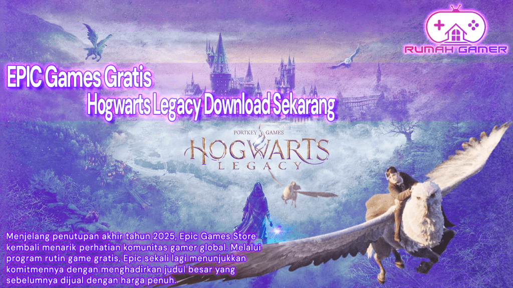 EPIC Games Bikin Geger Hogwarts Legacy Resmi Dibagikan Gratis, Gamer Wajib Gerak Cepat